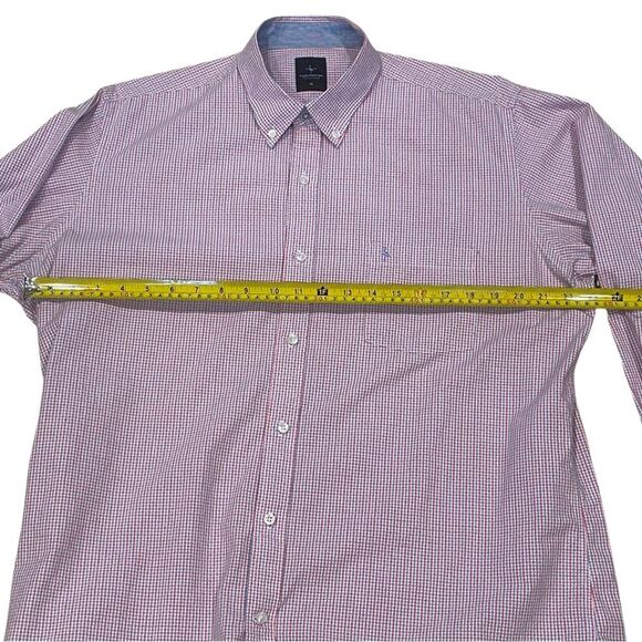 TailorByrd Men's Red/Blue Checkered Shirt - XL - Picture 6 of 7